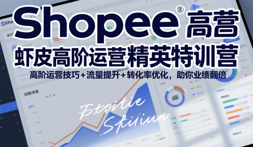 Shopee虾皮高阶运营精英特训营，高阶运营技巧+流量提升+转化率优化，助你业绩翻倍（更新26年5月）-沐风资源库