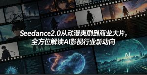 Seedance2.0从动漫爽剧到商业大片，全方位解读AI影视行业新动向-沐风资源库