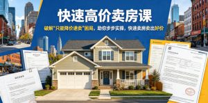 快速高价卖房课，破解“只能降价速卖”困局，助你步步实操，快速卖房卖出好价（更新2026）-沐风资源库