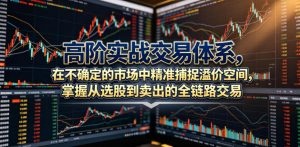 高阶实战交易体系,在不确定的市场中精准捕捉溢价空间,掌握从选股到卖出的全链路交易心法(更新6月)-沐风资源库