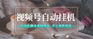 视频号自动挂G项目，自动化脚本省时省力，手工单价更高，日入300+全网最稳【揭秘】-沐风资源库