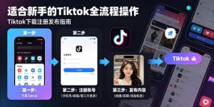 Tiktok下载注册发布，适合新手的Tiktok全流程操作-沐风资源库